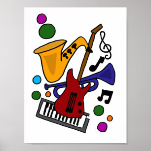 CA - Music Art Poster