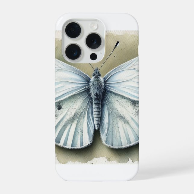 Cabbage white butterfly 160924IREF231 - Watercolor (Verso)