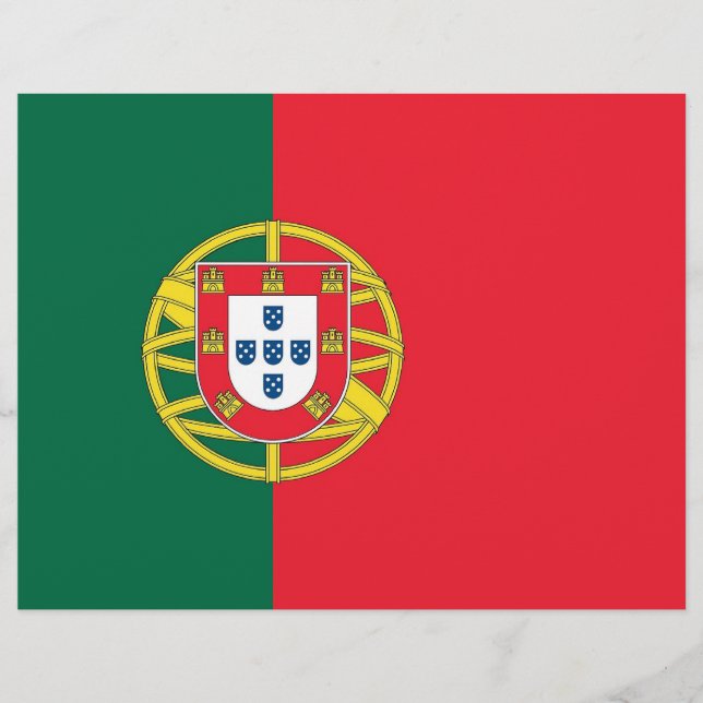 Cabeça-alfanumérica com Bandeira de Portugal (Frente)
