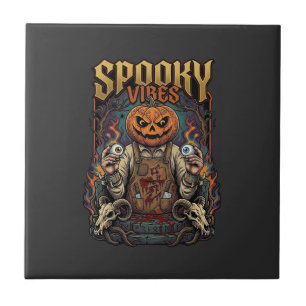 Cabeça de Abóbora de Halloween de Vires Assustador
