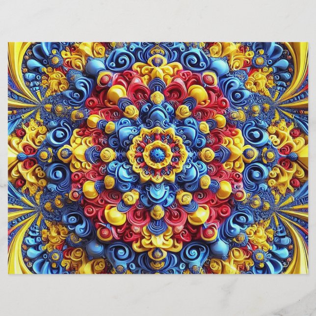 Cabeça de alface com Design de cores romenas (Frente)