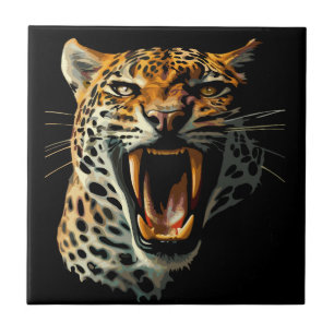 Cabeça de ataque com picos-leopardo