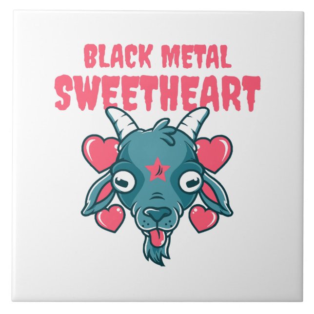 cabeça de cabra fofa baphomet (Frente)