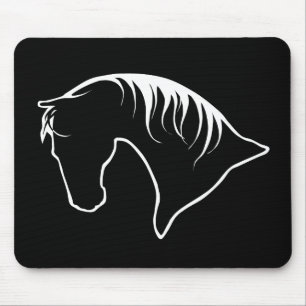 Cabeça de cavalo Siloquette MOUSEPAD