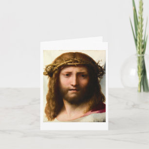 Cabeça de Cristo por Correggio c 1530 cartão