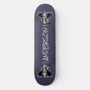 Cabeça de Elefante Personalizada do skate Sagrada