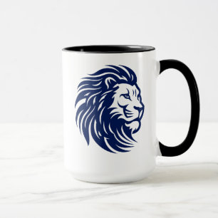 Cabeça de Leão" Xícara de caneca de cor combinada