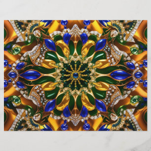 Cabeça de lenha com Design de cor Brasil
