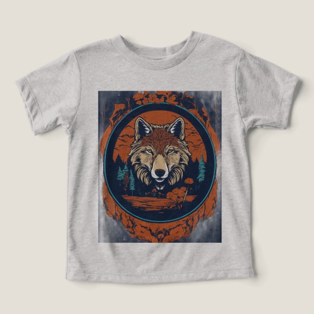 Cabeça de Lobo Feroz (Design frontal)