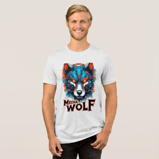 Cabeça de Lobo Mecha – Design de Lobo Cyberpunk Fu