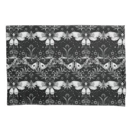 Cabeça de Mês Preta e Branca Gótica