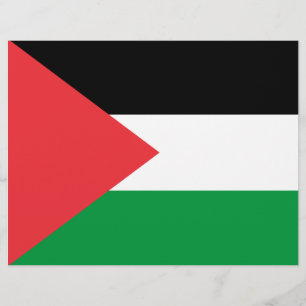Cabeça-de-orla com Bandeira da Palestina