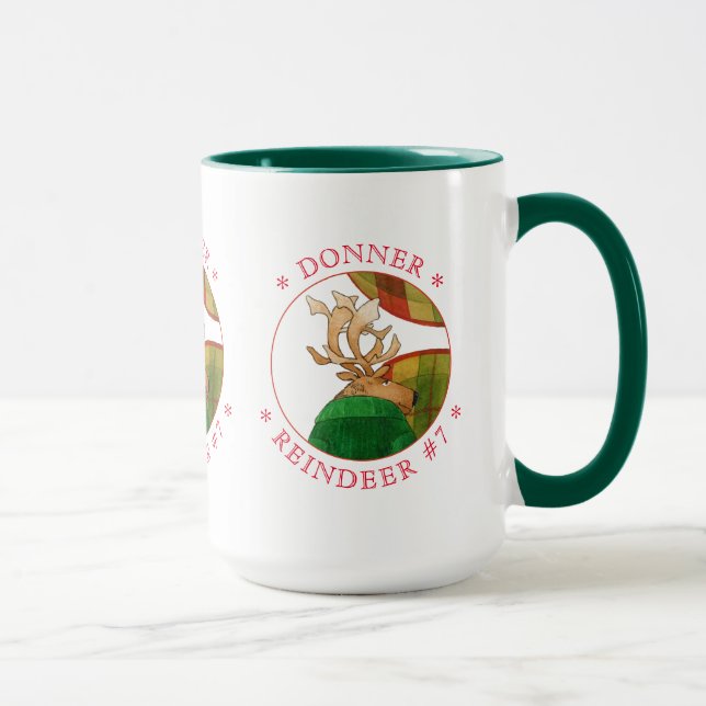 CABEÇA DE RENA ALTA Caneca Combo Verde Caçador (Direita)