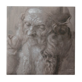 Cabeça de um ancião por Albrecht Durer