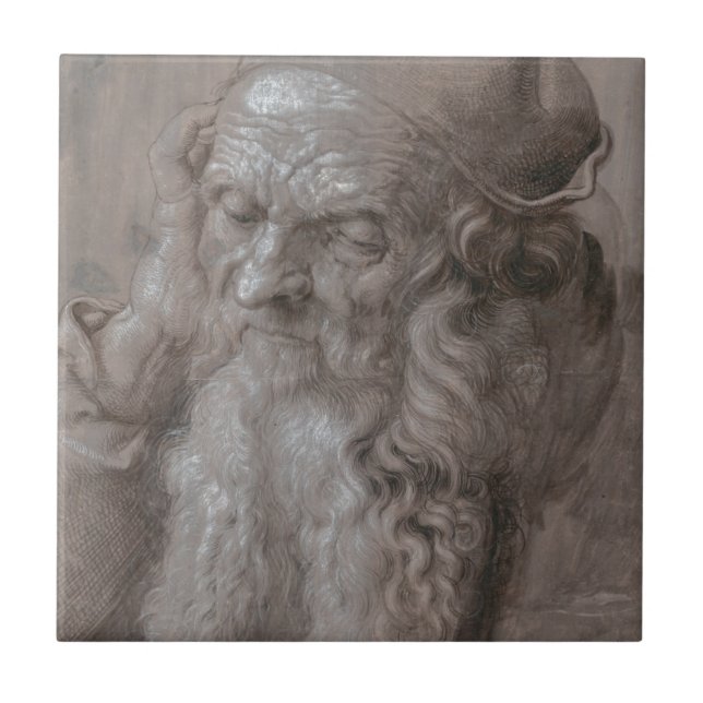Cabeça de um ancião por Albrecht Durer (Frente)