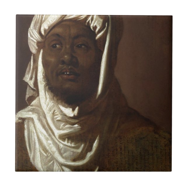 Cabeça de um homem africano (Frente)