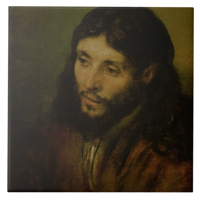 Cabeça do cristo, c.1648 (óleo em canvas) (Frente)