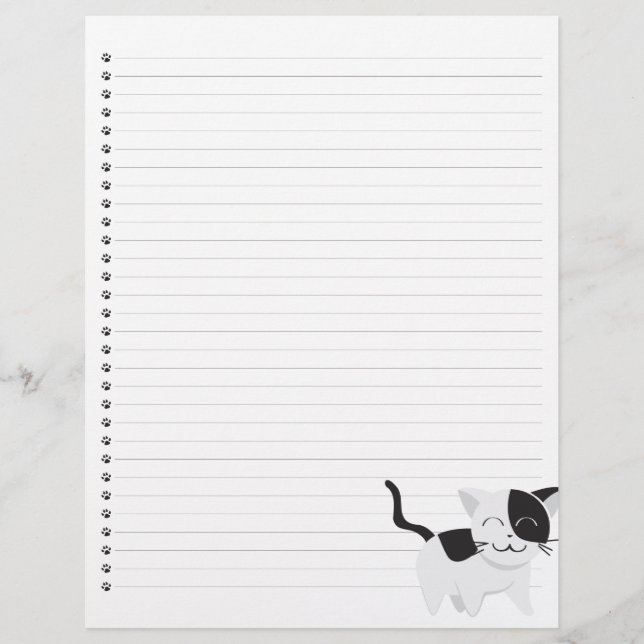 Cabeça Letterhead com Pet Vinculada ao Gatinho Sor (Frente)
