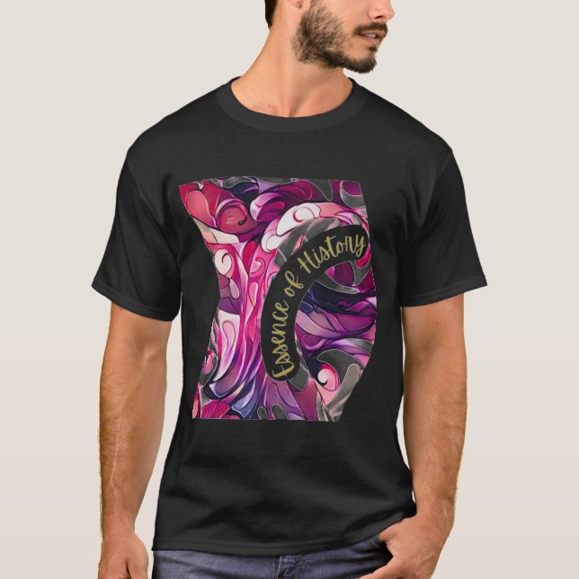 Cabeça por aqui, camiseta (Frente)