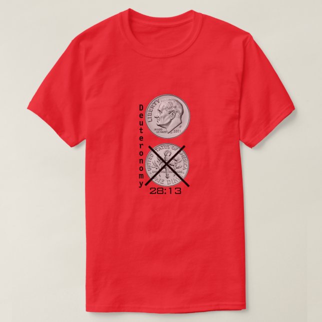 Cabeça Vermelha e não a Camiseta da Cauda (Frente do Design)