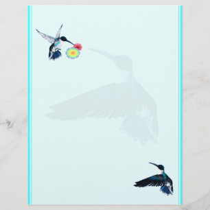 Cabeçalho 11x8.5 para o amor dos colibris