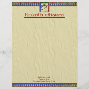 Cabeçalho da Carta do Olho de Hórus