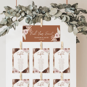 Cabeçalho de Boho Floral Hanging Sating Chart