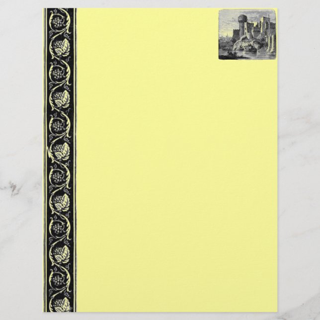 Cabeçalho de Carta de Castelo Medieval (Frente)