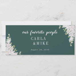 Cabeçalho do Gráfico Floral de Folha Verde