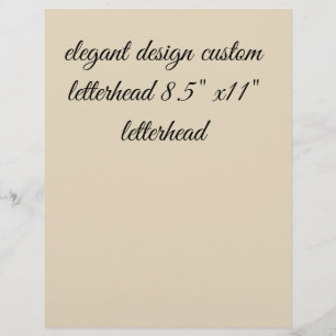 cabeçalho feito sob encomenda 8,5" do design