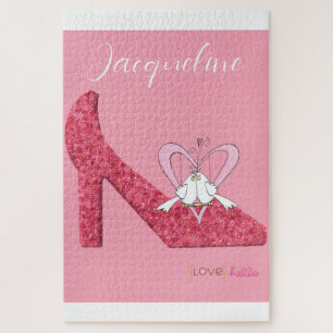 Cabeçalhos Rosa quebra-cabeça