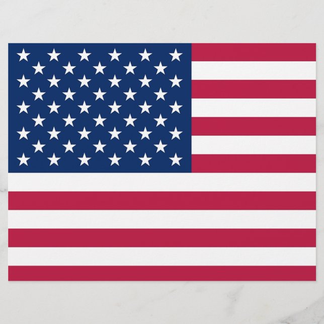 Cabeçote com bandeira dos Estados Unidos da Améric (Frente)