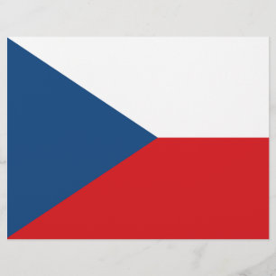 Cabeçote de carta com pavilhão da Checosússia