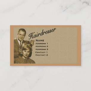 CABELEIREIRO - CARTÃO DE VISITA MUITO PROFISSIONAL