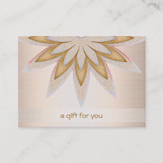 Cabeleireiro de Lotus e certificado de presente (Frente)