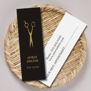 Cabeleireiro elegante minimalista da nomeação