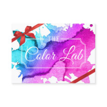 Cabeleireiro moderno da aguarela do certificado de