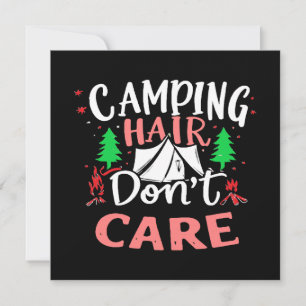 Cabelo de Acampamento Não Liga Engraçado
