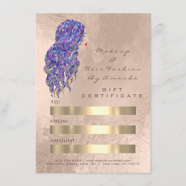 Cabelo de Hairdresser Sereia Dourada Pérola (Frente)