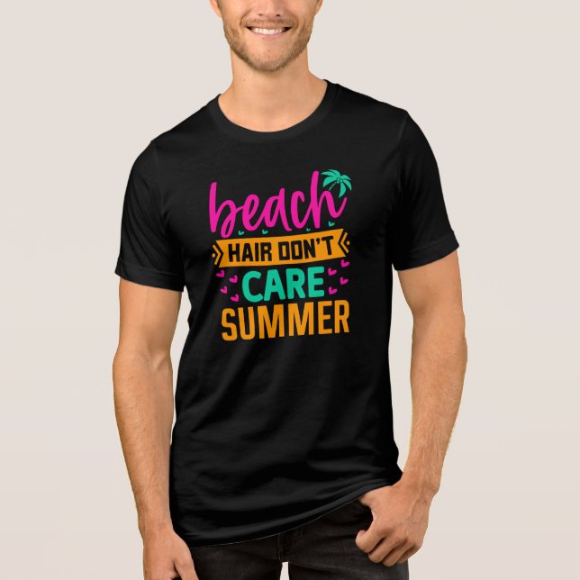 Cabelo de praia Não se importa com o verão-54804 (Frente)