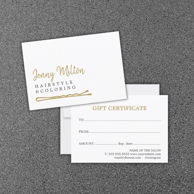 Cabelo Dourado Mínimo Branco Limpo (Criador carregado)