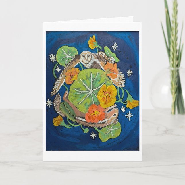 Cabelo e Cartões de agradecimentos dobrados (Frente)