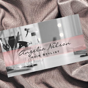Cabelo estilista Salon Tools Cartão de visita