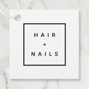 CABELO + Etiqueta de fabrico manual do UNHAS styli