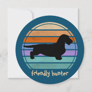 Cabelo grosso Dachshund - Silhouette 1