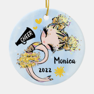 Cabelo louro do Ornamento de Rapariga Dourada amar