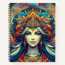 Cabelo Turquesa Flutuante da Cabeça de Deusa Abril