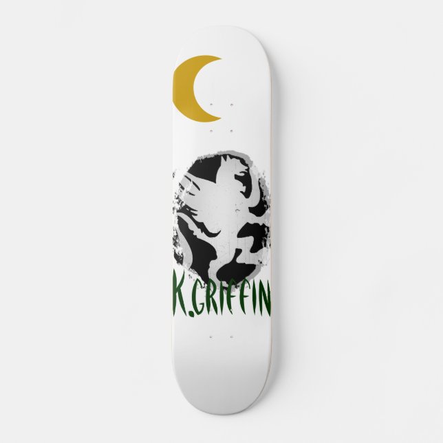 Cabine de skate branca "K. Griffin" Killosopher (Frente)