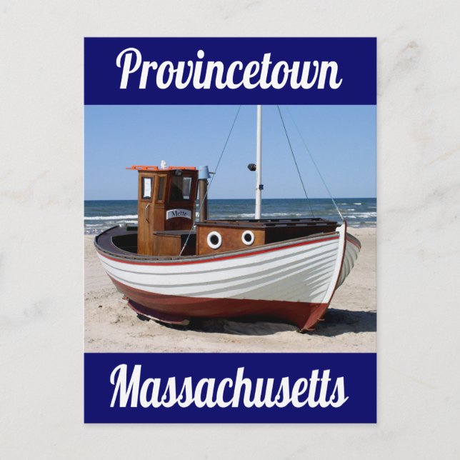 Cabo Cod,Provincetown, cartão postal Massachusetts (Frente)