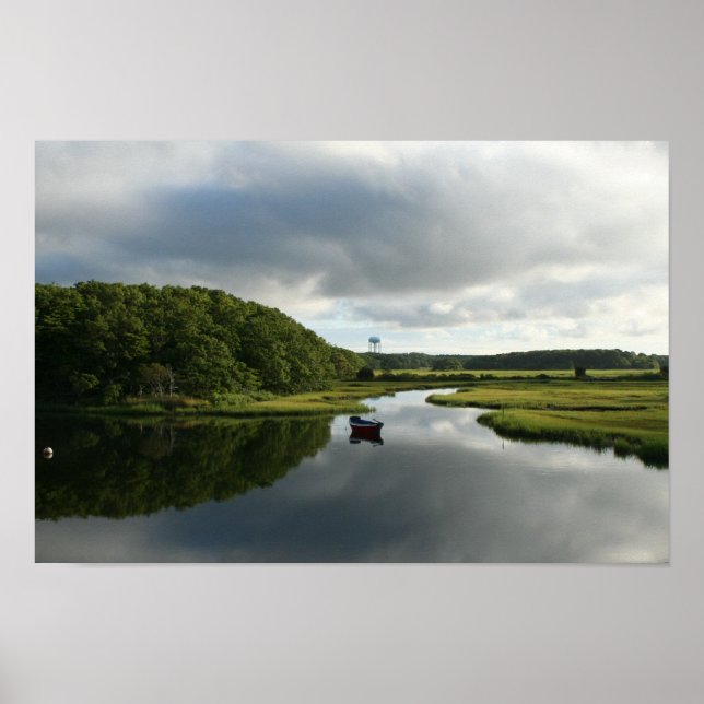 Cabo Cod Red Boat Poster (Frente)